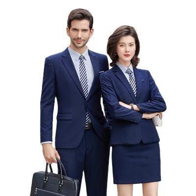 China Breathable 6 Colors Mens Suits Slim Fit One Bottom Suit Blazer Pants 2 Pieces Mens Formal Business Suit for sale