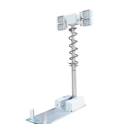 China High Mast Vehicle Emergency Lighting 120W*4 2.5M LED Lighting Equipment Site Night Scanning Light Tower CFL254120 for sale