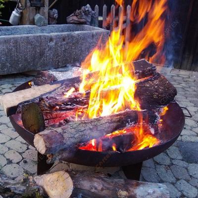 China Stocked Fire Pit China Professional Manufacture Corten Steel Firepits Wood Burning Outdoor Fire Pit for sale