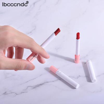 China Waterproof 4 Colors Matte Long Lasting Waterproof Lip Stick Tube Lip Stick Makeup Nude Red Lipstick for sale