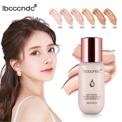 China Matte Moisturizer Face Concealer Liquid High Coverage Soft Makeup 6 Colors Moisturizer Foundation Base Brighten for sale