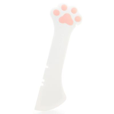 China Automatic Spoon Cute Dog Cat Claw Silicone Feeding Cat Claw Spoon Pet Food Wet Can Opener for sale