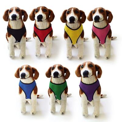 China Viable Best Seller Colorful Nylon Adjustable Breathable Dog Harness for sale