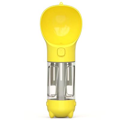 China New-design Multi-use Viable Colorful Portable Durable ABS Plastic Dog Cat Water Bottle For Outdoor Use for sale