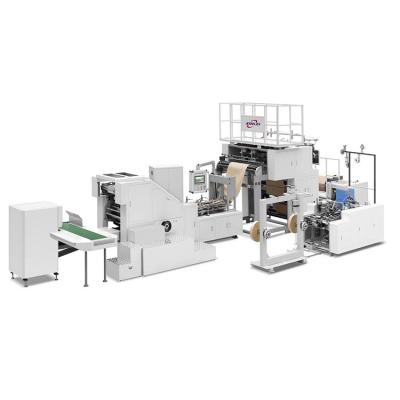 China XL-330F Hotels Fully Automatic Flat Rope Square Bottom Machine Making Product Paper Bag Machine for sale