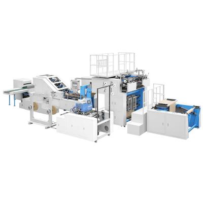 China Hotels Shopping Paper Bag Machinery Latest Version Durable And Efficient Paper Bag Making Machine for sale