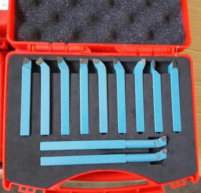 China Lathe Cutter Tool Kit 11 Piece Carbide Turning Tools For Lathe for sale