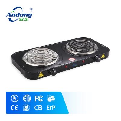 China RV Andong Electric Double Burner Stove for sale