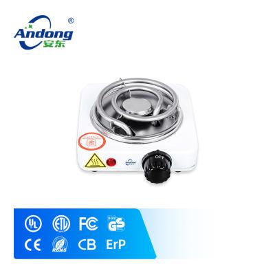 China Hotel Andong 500W Mini Electric Single Burner Coil Hot Plate for sale