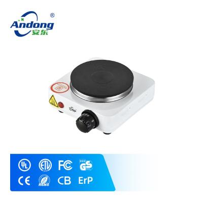 China Cheap Electric RV Andong 500W Mini Single Solid Portable Hot Plate for sale