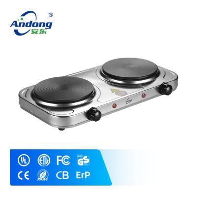 China 5 Element Level Adjustable Built-in Solid Cooktop Andong 2000w Temperature Stainless Steel Electric Griddle Housing Hot Plates for sale