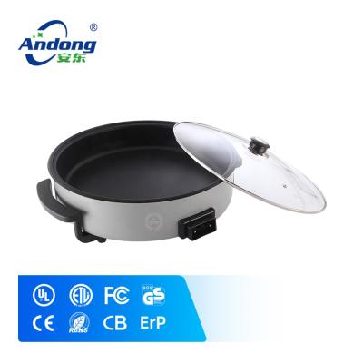 China Andong Sustainable Hot Sale Factory Round Electric Pan 1500W for sale