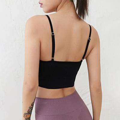 China Breathable Young Girls Lowest Rate Breathable Support Sports Bra Top For Women Running for sale