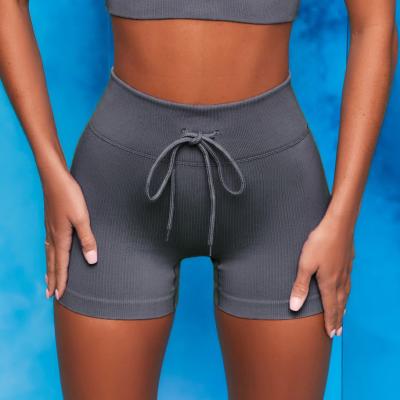 China Custom Women's Breathable High Waist Squat Proof Fitness Breathable Biker Shorts for sale