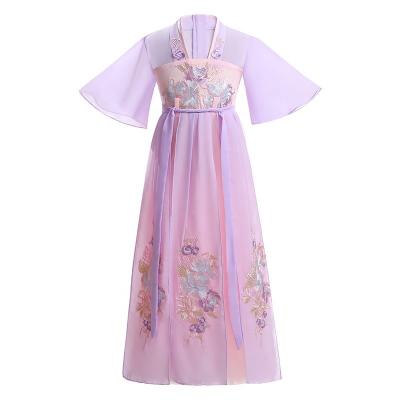 China Chinese Style Washable Children's Super Fairy Hanfu Costume Tang Children's Elegant Dress for sale