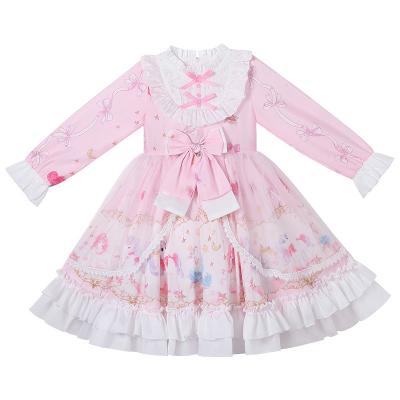 China Washable cos lolita dress girls clothes Children's Dress Skirt Princess Dress Girls In the spring and autumn for sale