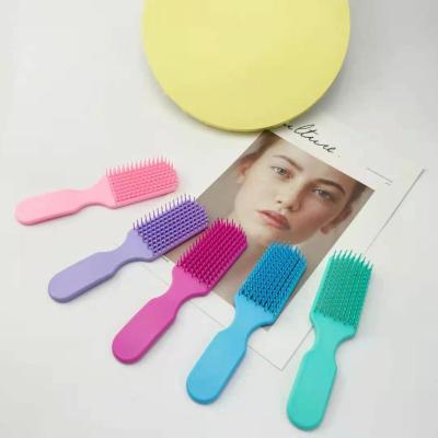 China Flexible Quick Magic Self Cleaning Duct Hair Brush New Waterproof Detangle Design, Detangling Hair Brush for sale