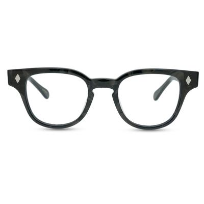 China New Retro Comfortable Acetate Glasses Frame Round Square Men And Women Suitable Japanese Design for sale