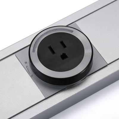 China New Products Residential High Quality Power Track System Socket UK USA Extension Recessed Multi-Connector / Multi-Purpose for sale