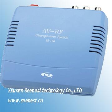 China seebst SB-168 AV to SB-168B RF Modulator RF CONVERTER TV DIGITAL SIGNAL CONVERTER for sale