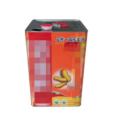 China Square Olive Oil Food Grade Packaging Tin Cans With Printing 15 Liters for sale