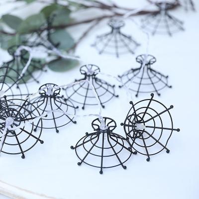 China Cobweb Halloween Christmas Customize Cobweb Decoration Outdoor Led Fairy Lights With 8 