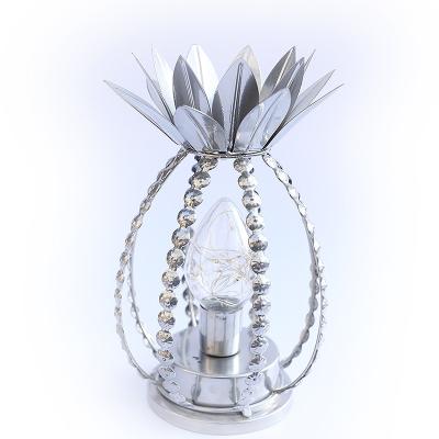 China Modern Direct Cute Wrought Iron Holiday Party Desk Pineapple LED Battery Operated Night Light Lamp for sale