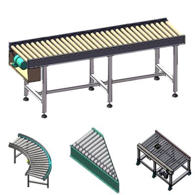 China Oil Resistant Low Noise Automatic Straight Roller Conveyor For Home Appliances Packaging Workshop for sale