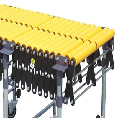 China Heat Resistant Extendable Gravity Double-Roller Material Handling Conveyor for sale