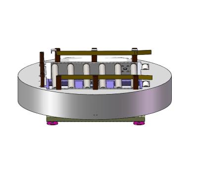 China 90 Degree Transfer Conveyor Heat Resistant Rotating Round Table for sale