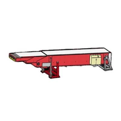 China Heat Resistant Extendable Truck 10m Truck Loading Telescopic Belt Conveyor for sale