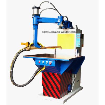 China Easy Operate Spot Welding Table Arm Table Multipoint Rotary Spot Welding Machine Price Flexible Double Arm Machine for sale