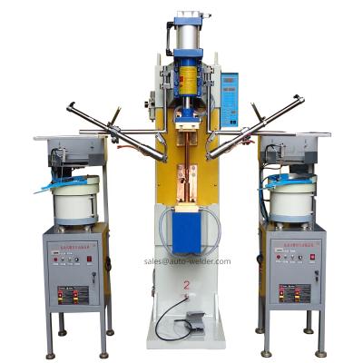 China Building Material Shops Automatic Nuts Feeder Nuts Welding Machine Nuts Spot Welder for sale