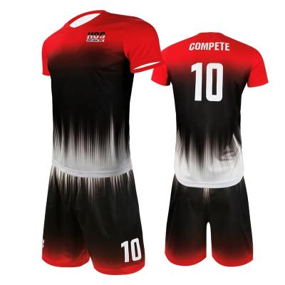 China Sets Custom Sublimated HOSTARON Soccer Wear Team Football T-shirt Soccer Jerseys Uniform for sale