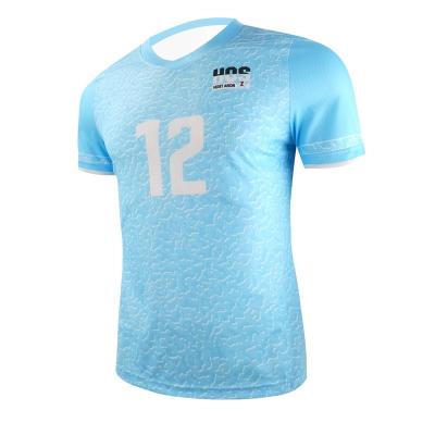 China Shirts & Tops Custom HOSTARON Moisture Wicking T-shirt Football Wear Soccer Top Quality Uniform for sale