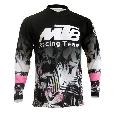 China Custom Design 100% Logo Bicycle Mountain Cycling MTB Polyester HOSTARON Anti-UV Factory Wear for sale