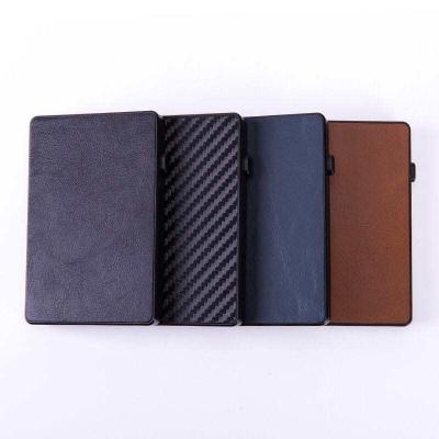 China 2021 Anti-Slip Look Hot Sale Slim Carbon Fiber PU Wallet RFID Blocking Noise Credit Card Holder for sale