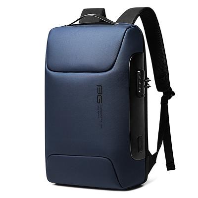 China 2021 Breathable Large Bag USB Cable Slot Waterproof Waterproof College Bags Code Lock Bags Fashion Travel Backpack For Women Men for sale