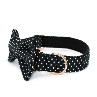 China Hot Selling Korea Cute Stylish Designer Dog Collar Set Personalized Custom Made Dog Collar With Logo for sale