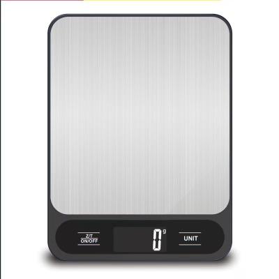 China Touch 2021 New Fashion Kitchen Scale 15KG Slim USB Led Kitchen Scale for sale