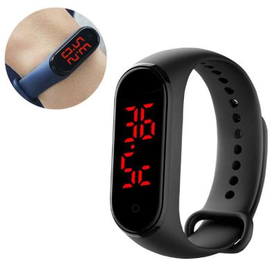 China 2020 Touch Screen Digital Body Temperature Monitoring Smart Wristband Watch C/F Switchable Watch with Thermometer for sale