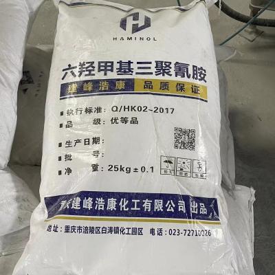 China Melamin-Formaldehyd-Pulver Hexamethylol Trimethylol Melamin-25kg zu verkaufen