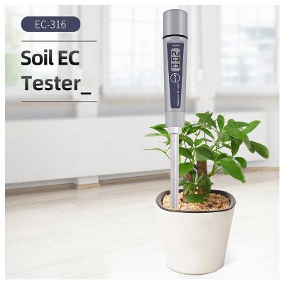 China Ec-316 Soil EC Tester 0-4.00 Ms/cm Conductivity Meter EC Meter With Atc 7X8X9 cm for sale