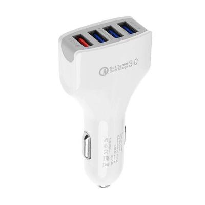 China - 5V 9V 12V USB Fast Charger QC3.0 4 Port Adapter Car Charger for sale