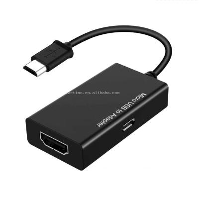 China Electronic Equipment Micro USB to HD 1080P HDTV Cable Audio Video Converter Adapters for TV PC Laptop Phone Tablet for sale