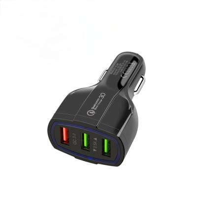 China Mobile Phone USB 3 Port Chargers QC3.0 Fast Charging Car Charger for sale