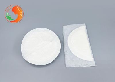 China Elastic Free Disposable Nursing Breast Pads Round Shape Breast Milk Collection for sale