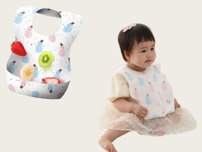 China Eco Friendly Customized Disposable Baby Bibs Boy Girl Private LOGO Colorful for sale