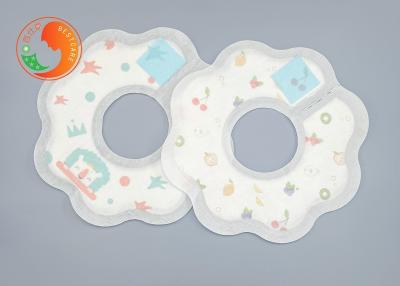 China Circular Fancy Disposable Absorbent Dribble Bibs SAP Kids Teething Stay Dry for sale