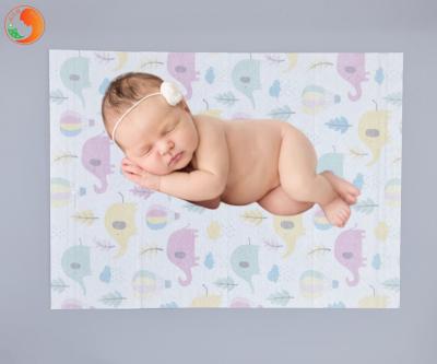 China Incontinence Disposable Baby Changing Mats Skin Friendly Disposable Diaper Changing Mat for sale